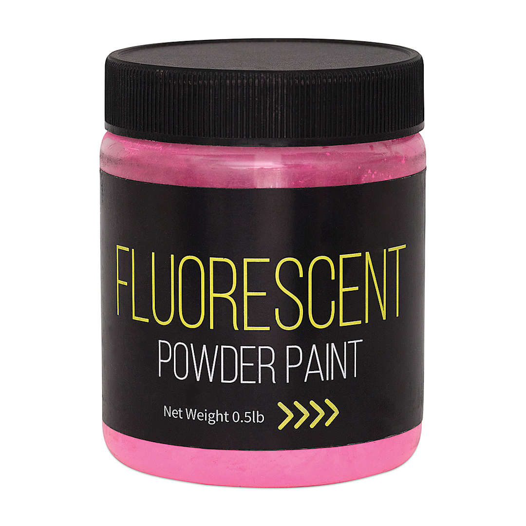 Open in modal - Richeson Powder Tempera Paint - Fluorescent Pink, 1/2 lb jar