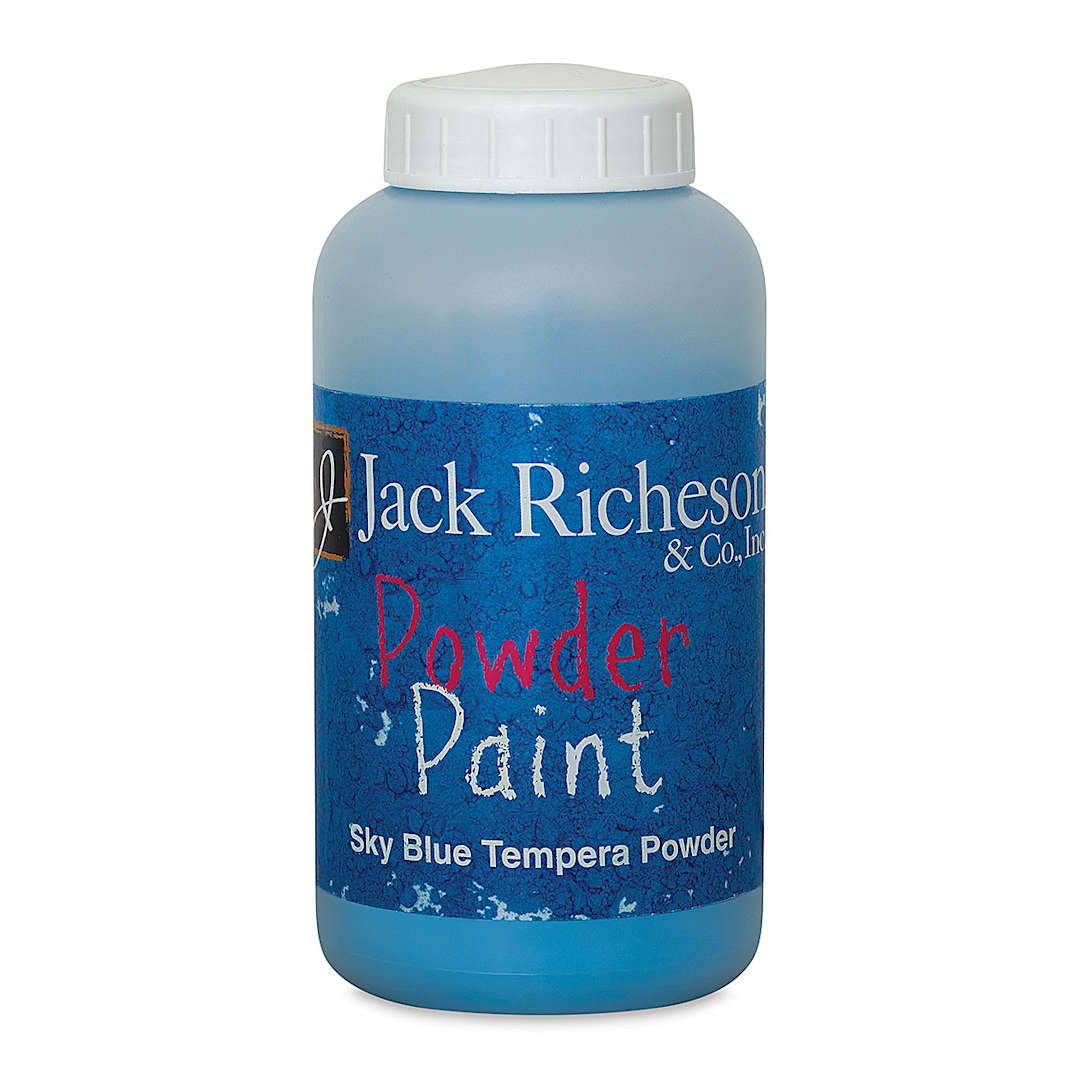 Open in modal - Richeson Powder Tempera Paint - Sky Blue, 1 lb Jar