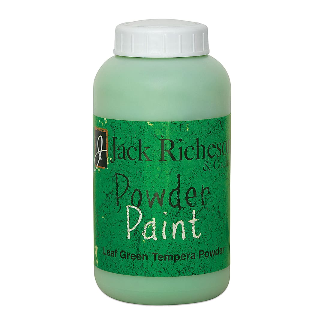 Open in modal - Richeson Powder Tempera Paint - Leaf Green, 1 lb jar