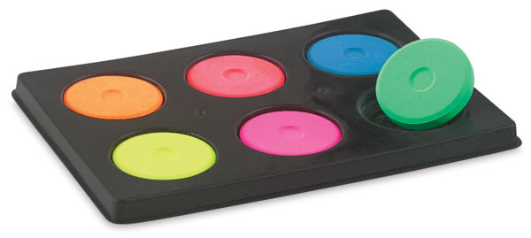 Open in modal - Fluorescent Colors, Set of 6 in Tray
