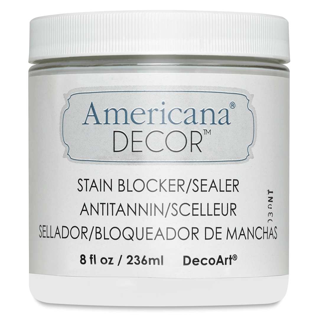 Open in modal - DecoArt Americana Decor Stain Blocker and Sealer, 8 oz jar