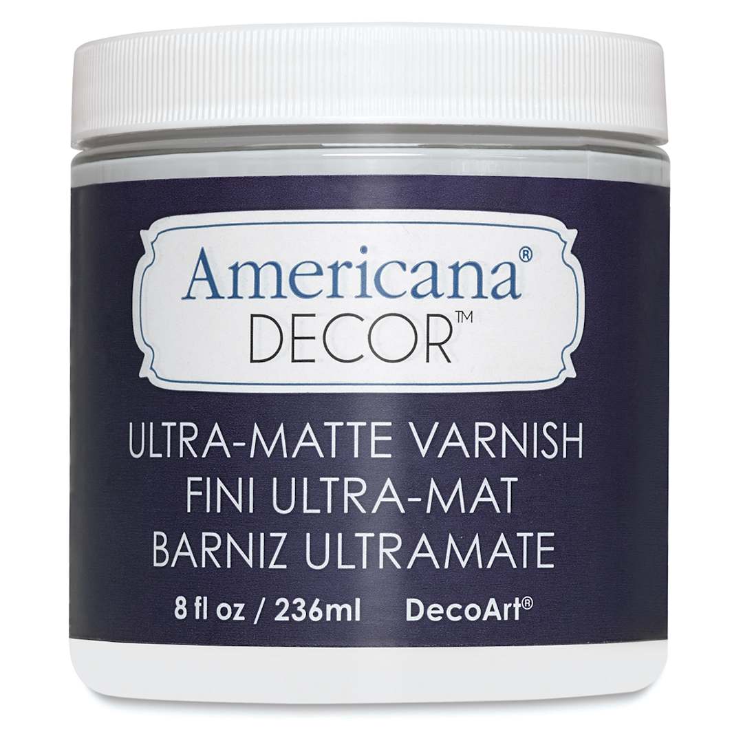 Open in modal - DecoArt Americana Decor Varnish - Ultra Matte, 8 oz jar