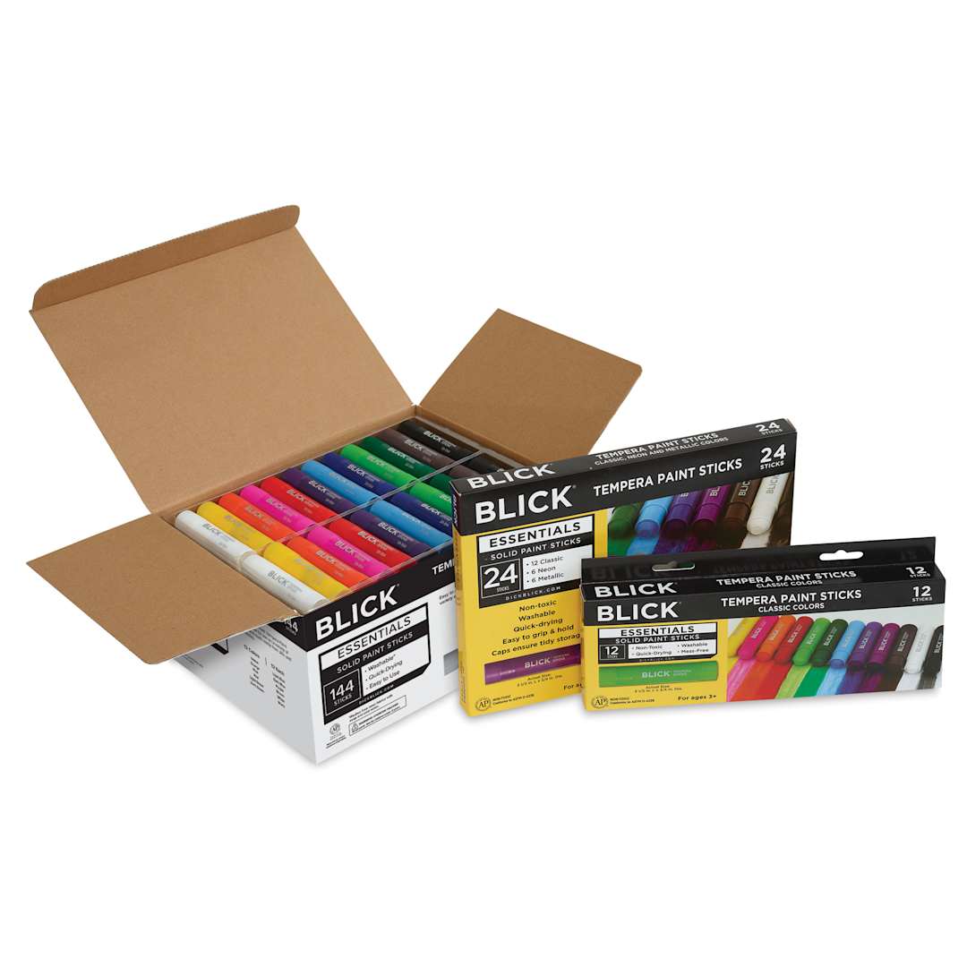 Open in modal - Blick Essentials Tempera Paint Stick Sets