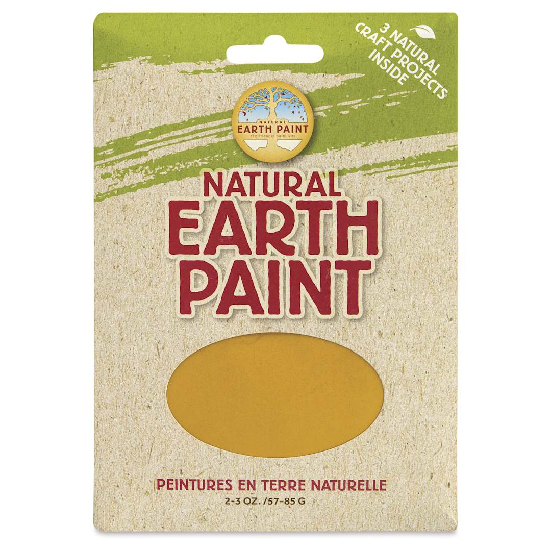 Open in modal - Natural Earth Paint Tempera Paint Powder - Yellow (Yellow Ochre), 3 oz