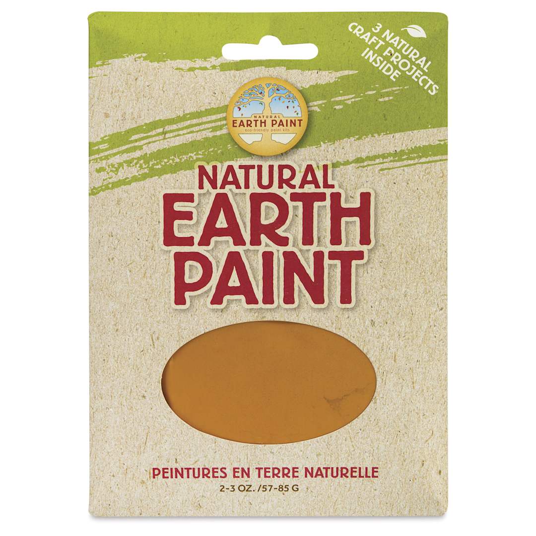 Open in modal - Natural Earth Paint Tempera Paint Powder - Orange (Orange Ochre), 3 oz