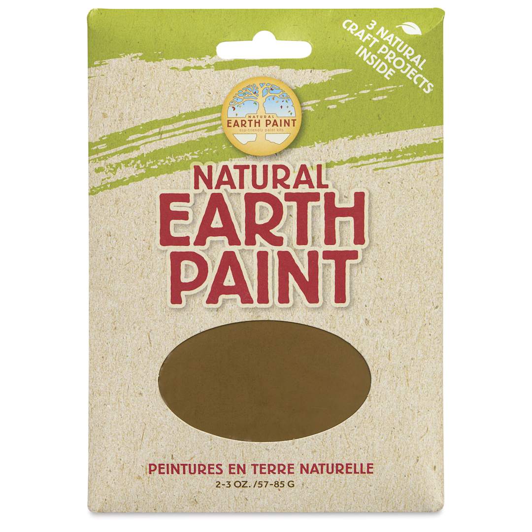 Open in modal - Natural Earth Paint Tempera Paint Powder - Brown (Raw Umber), 3 oz