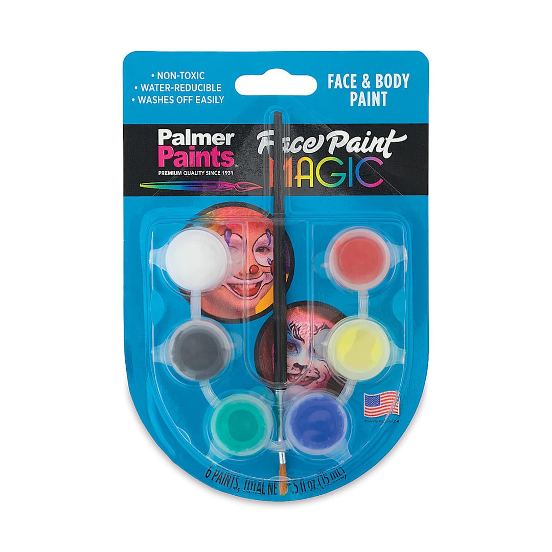 Open in modal - Face Paint Pots, Set of 6