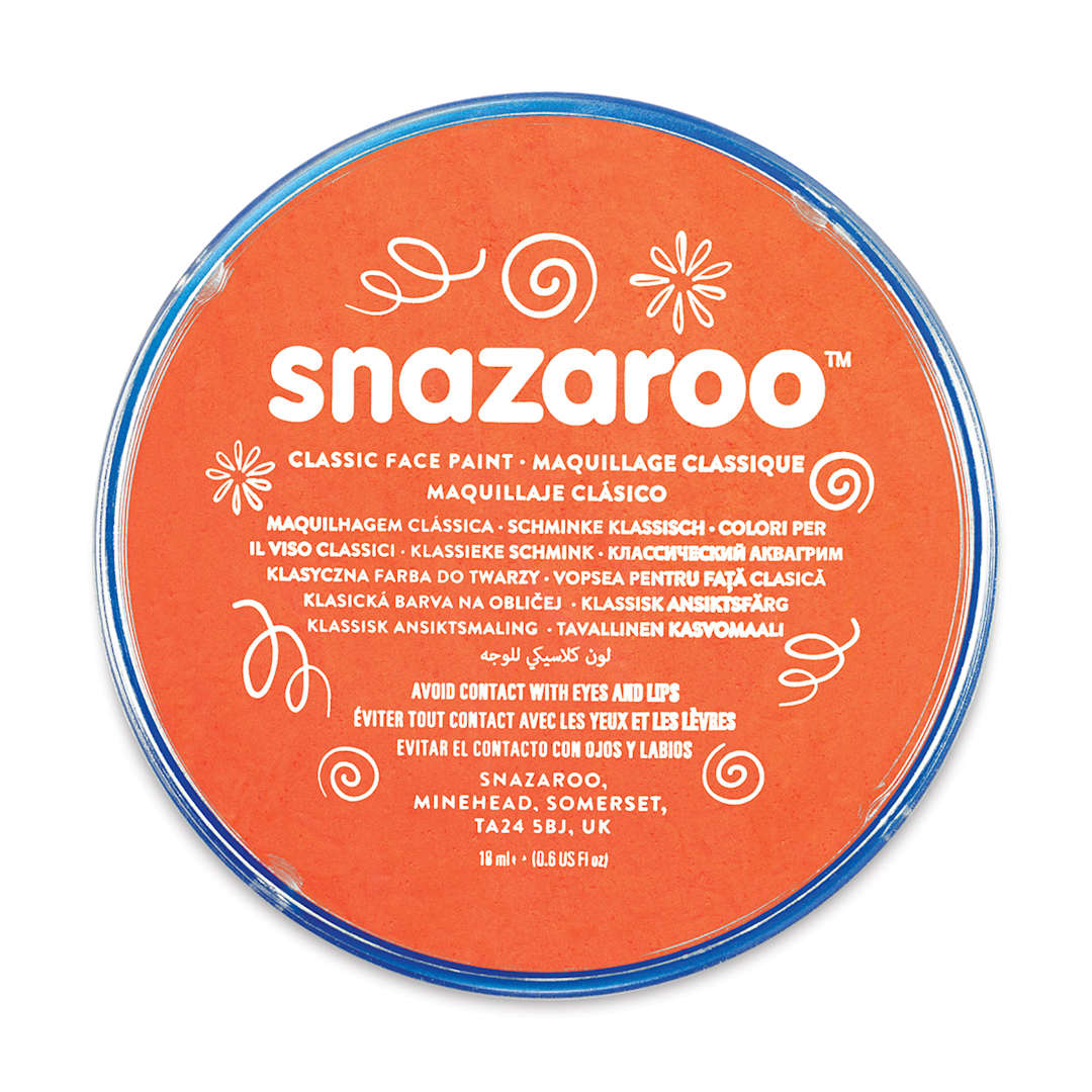 Open in modal - Snazaroo Face Paint - Orange, 18 ml container