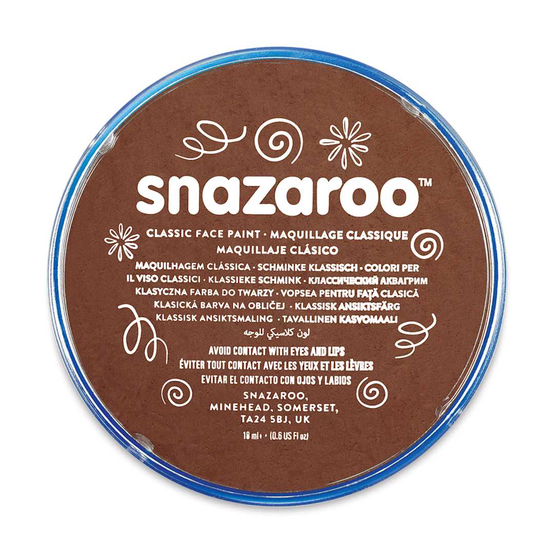 Open in modal - Snazaroo Face Paint - Light Brown, 18 ml container