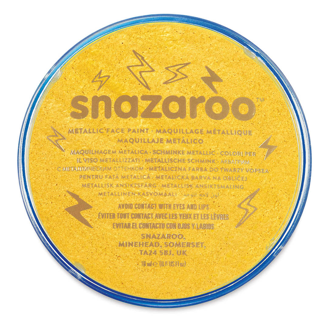 Open in modal - Snazaroo Face Paint - Gold, 18 ml container