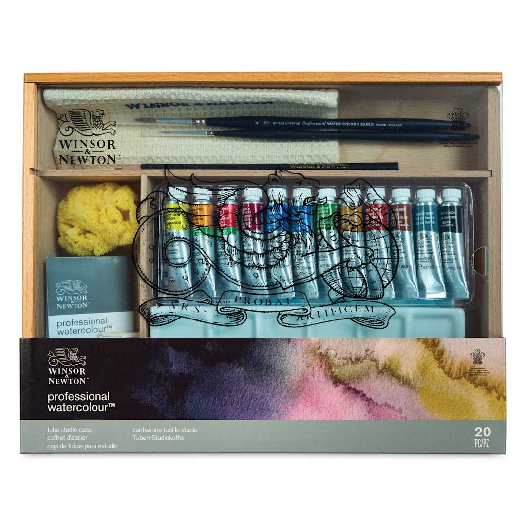 Open in modal - Winsor & Newton Professional Watercolor - Set of 12, Studio Case