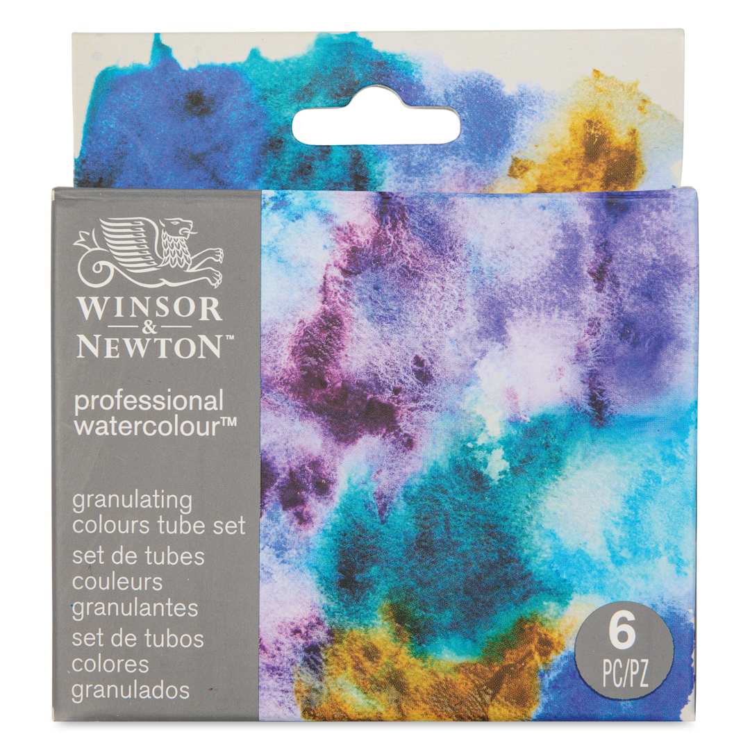 Open in modal - Winsor & Newton Professional Watercolor - Set of 6, Granulating front of package