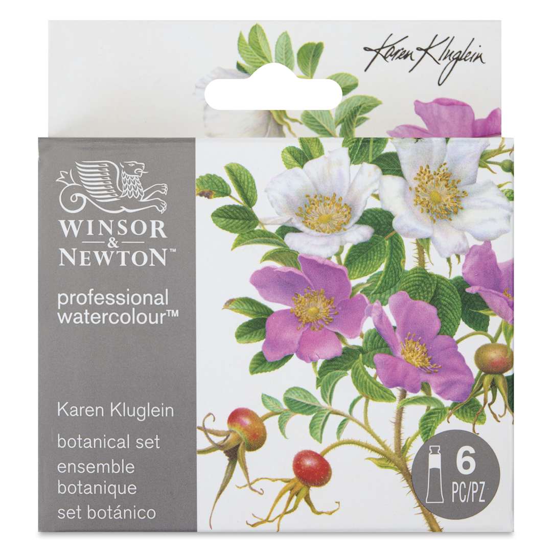 Open in modal - Winsor & Newton Professional Watercolors - Karen Klugein, Set of 6, 5 ml - front of packaging