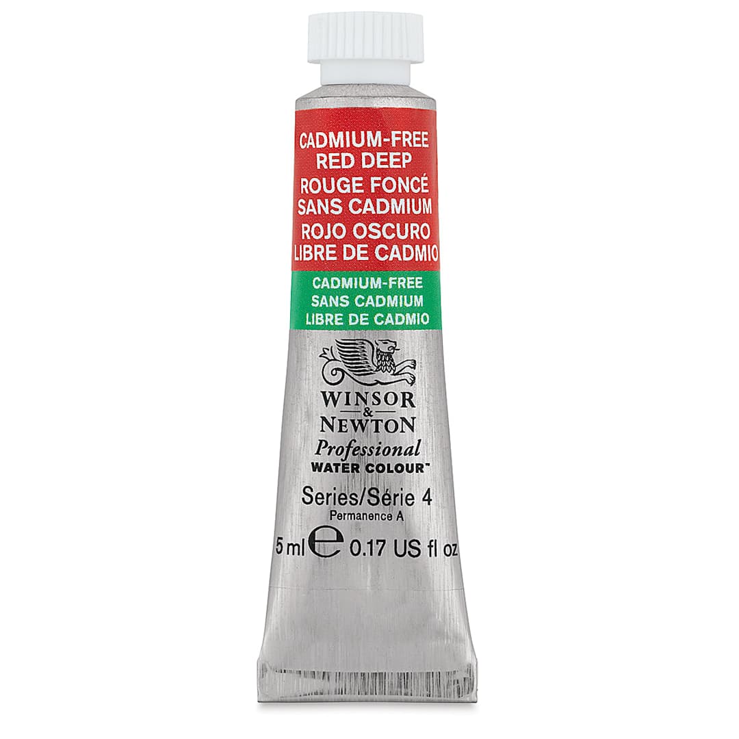 Open in modal - Winsor & Newton Professional Watercolor - Cadmium-Free Red Deep, 5 ml tube