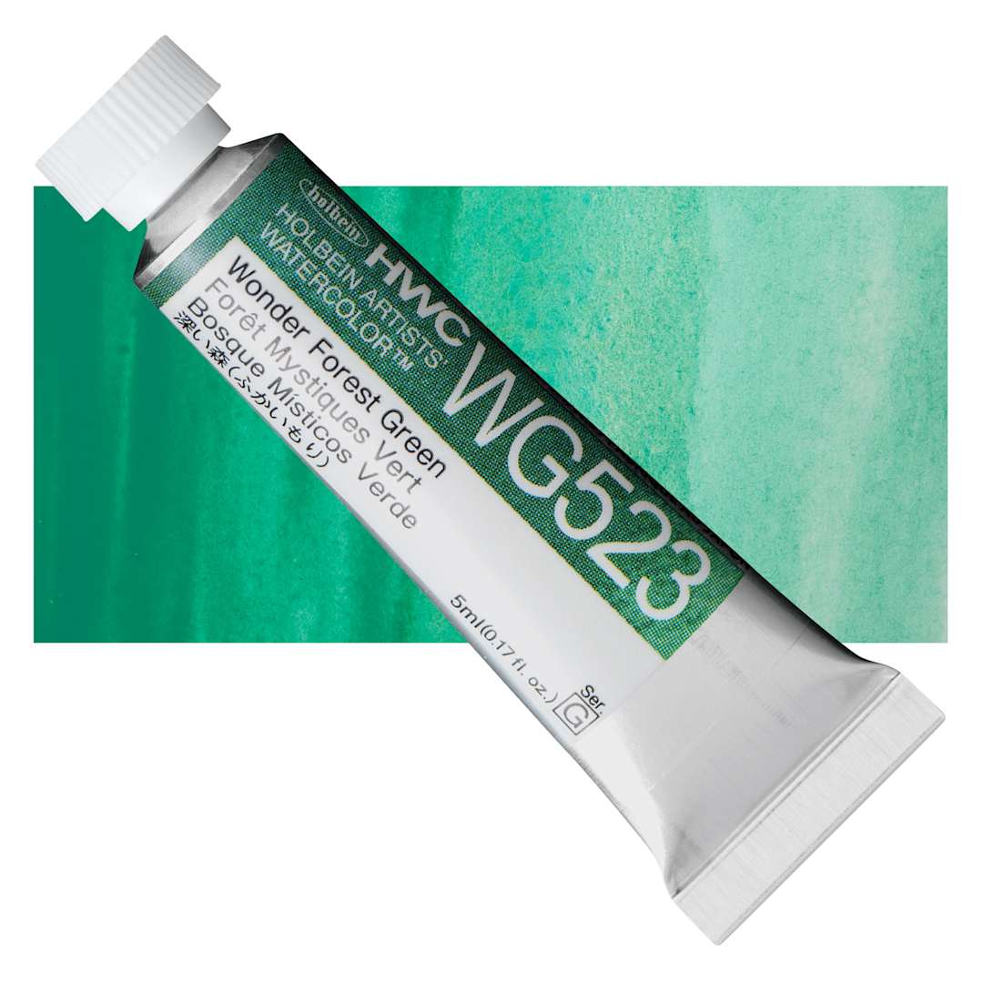 Open in modal - Holbein Artists' Watercolor - Wonder Forest Green, 5 ml