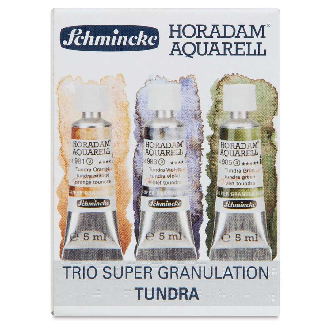 Open in modal - Schmincke Horadam Aquarell Artist Watercolor - Tundra, Supergranulation, Set of 3, 5 ml, Tubes
