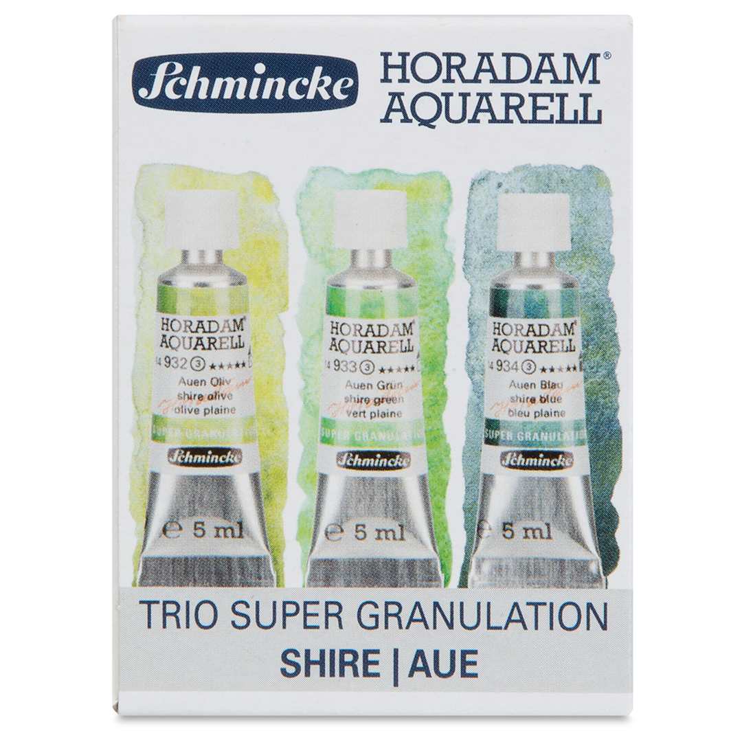 Open in modal - Schmincke Horadam Aquarell Artist Watercolor - Shire, Supergranulation, Set of 3, 5 ml, Tubes
