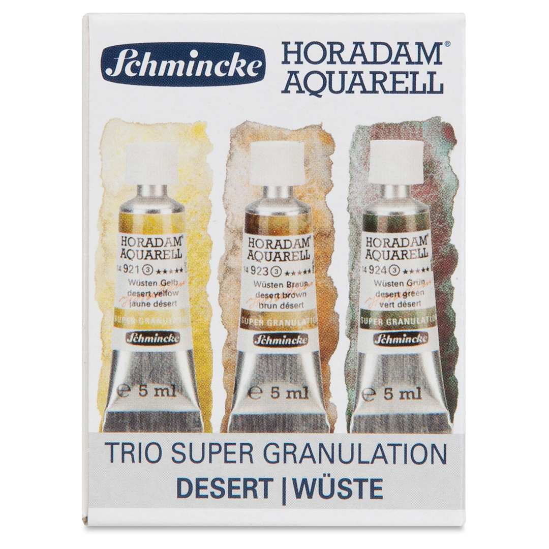 Open in modal - Schmincke Horadam Aquarell Artist Watercolor - Desert, Supergranulation, Set of 3, 5 ml, Tubes