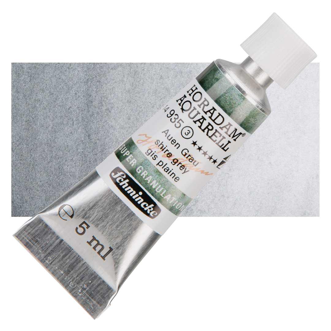 Open in modal - Schmincke Horadam Aquarell Artist Watercolor - Shire Grey, 5 ml tube and swatch