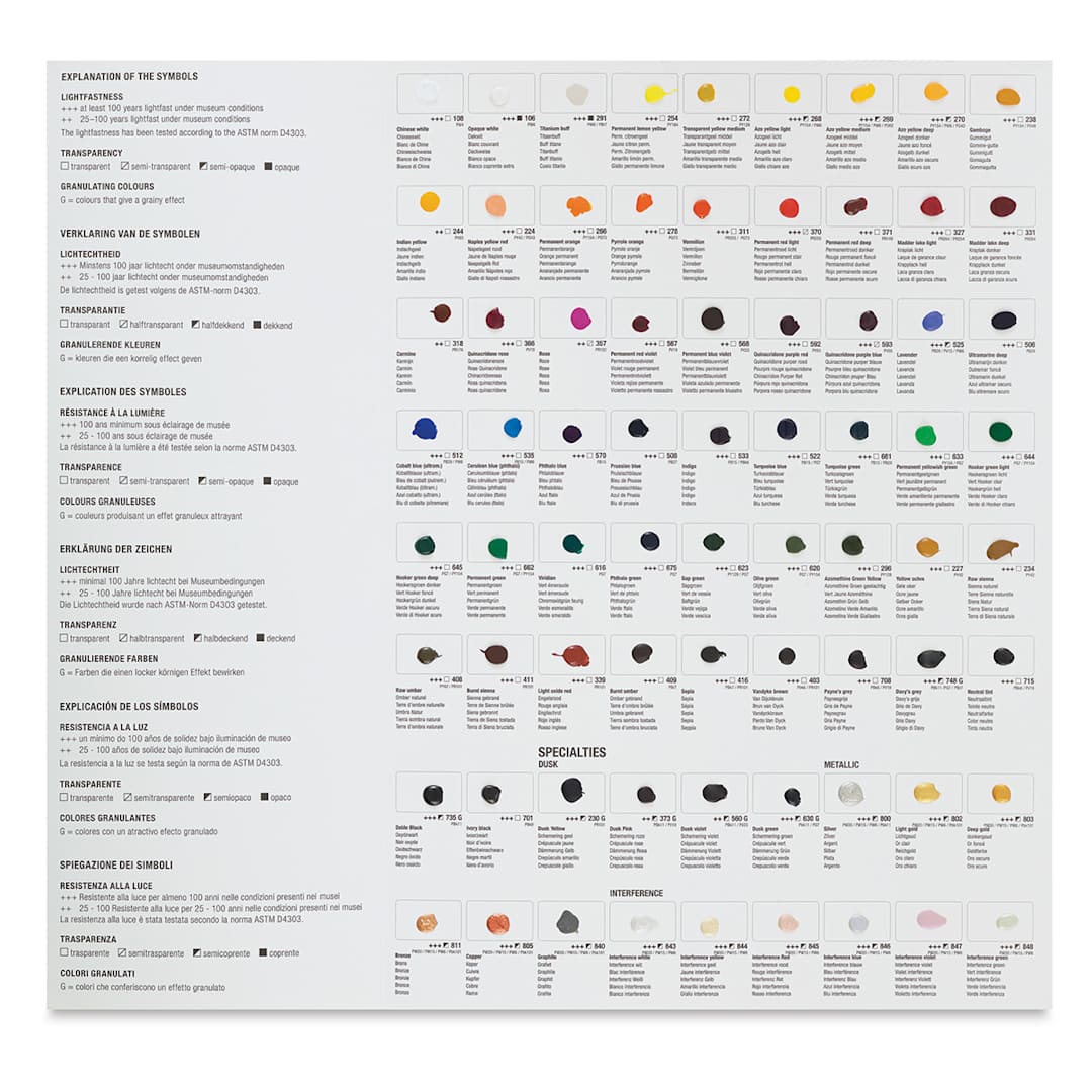 Open in modal - Van Gogh Watercolors - 72-Color Dot Card