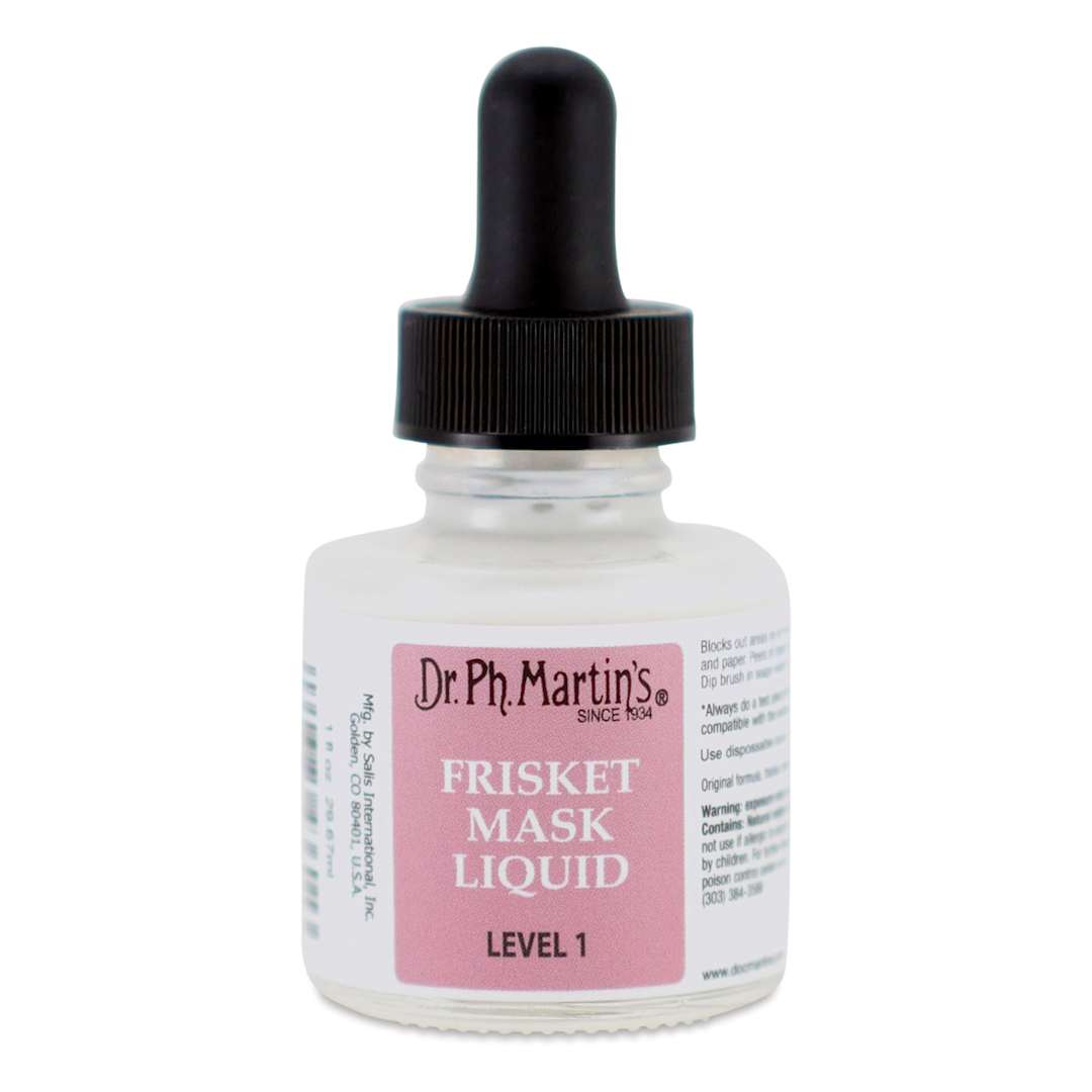Open in modal - Dr. Ph. Martin's Frisket Mask Liquid - Front of 1 oz bottle

