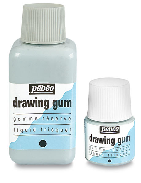Open in modal - Pebeo Drawing Gum  Front of bottles of 45 ml and 250 ml Sizes 