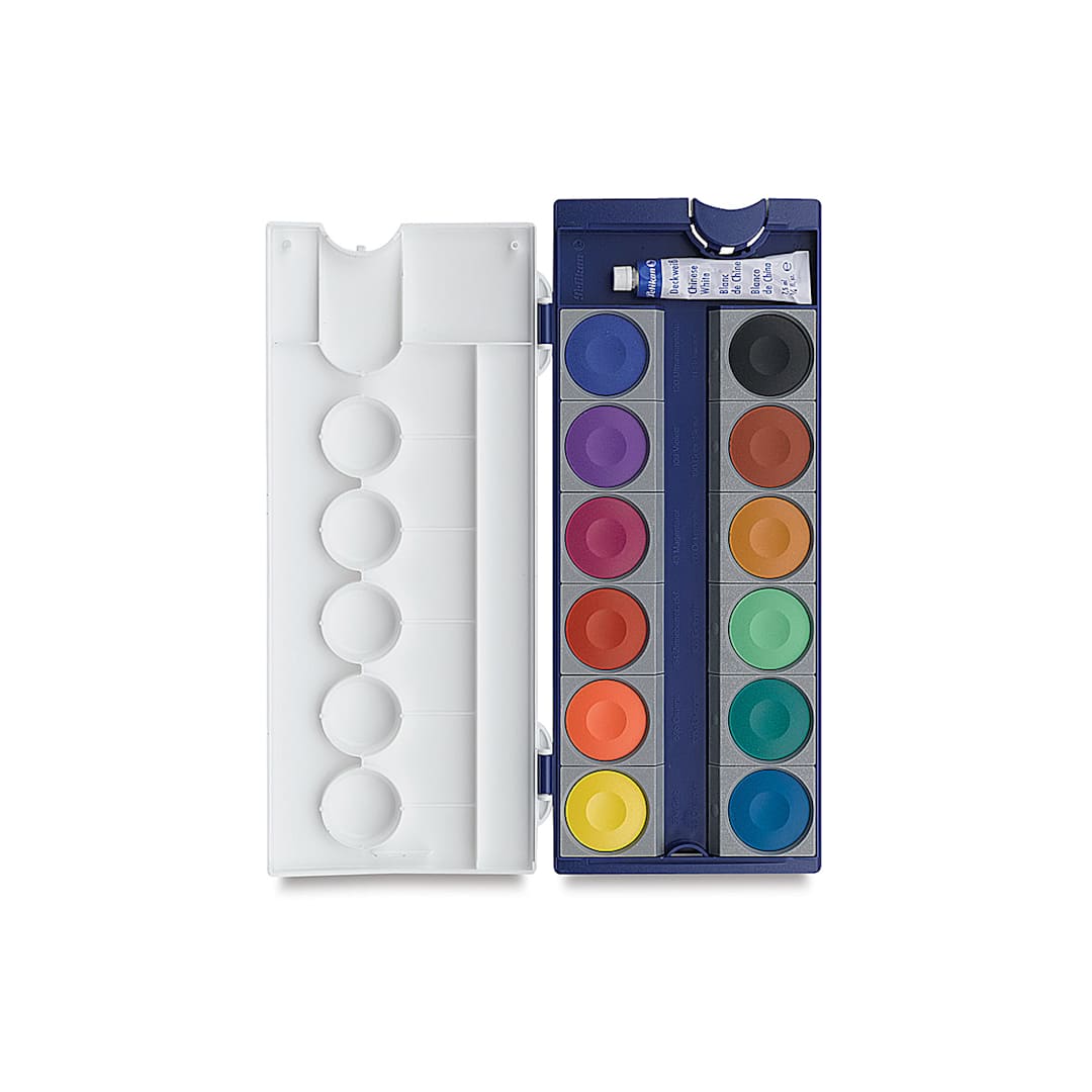Open in modal - Pelikan Gouache Pans - Set of 12, Open Set