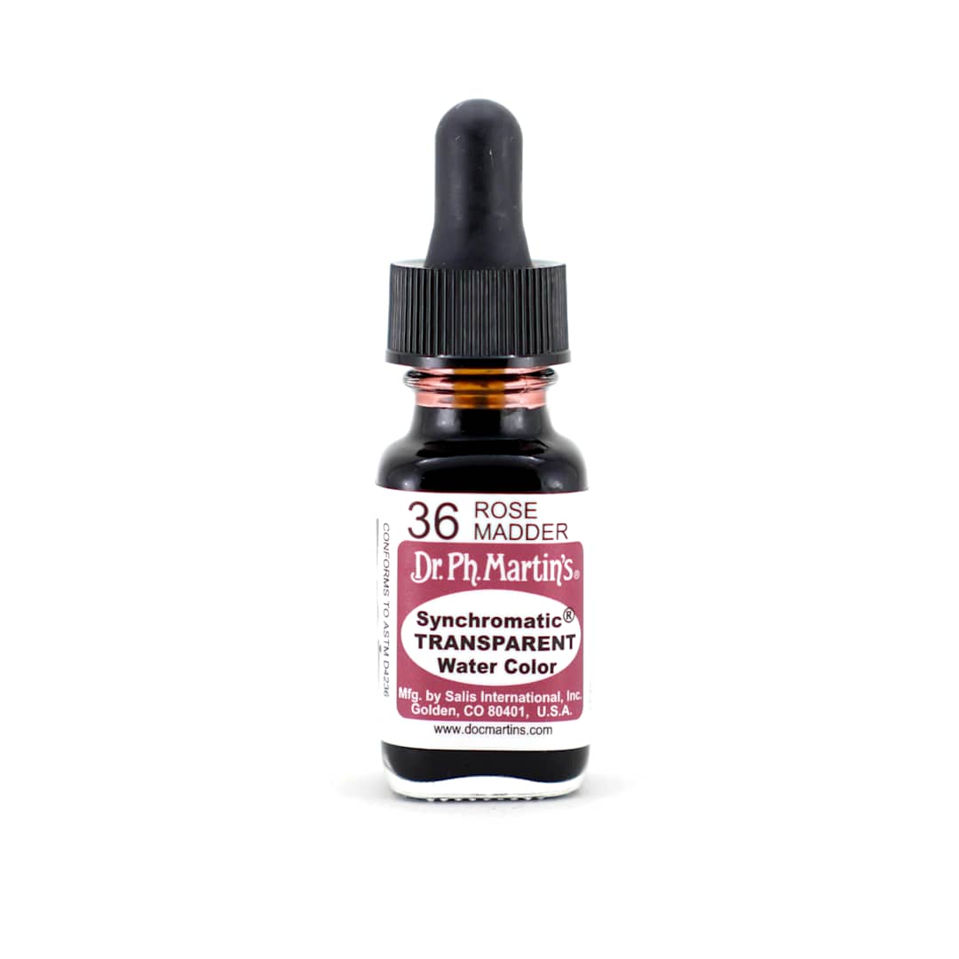 Open in modal - Dr. Ph. Martin's Synchromatic Transparent Watercolor Rose Madder 0.5 oz