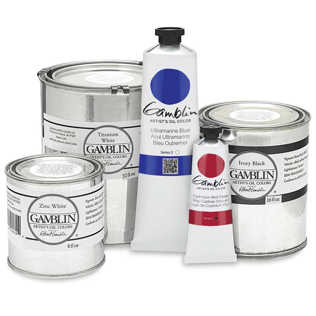 Open in modal - Gamblin Artist's Oil Paints and Sets, various sizes