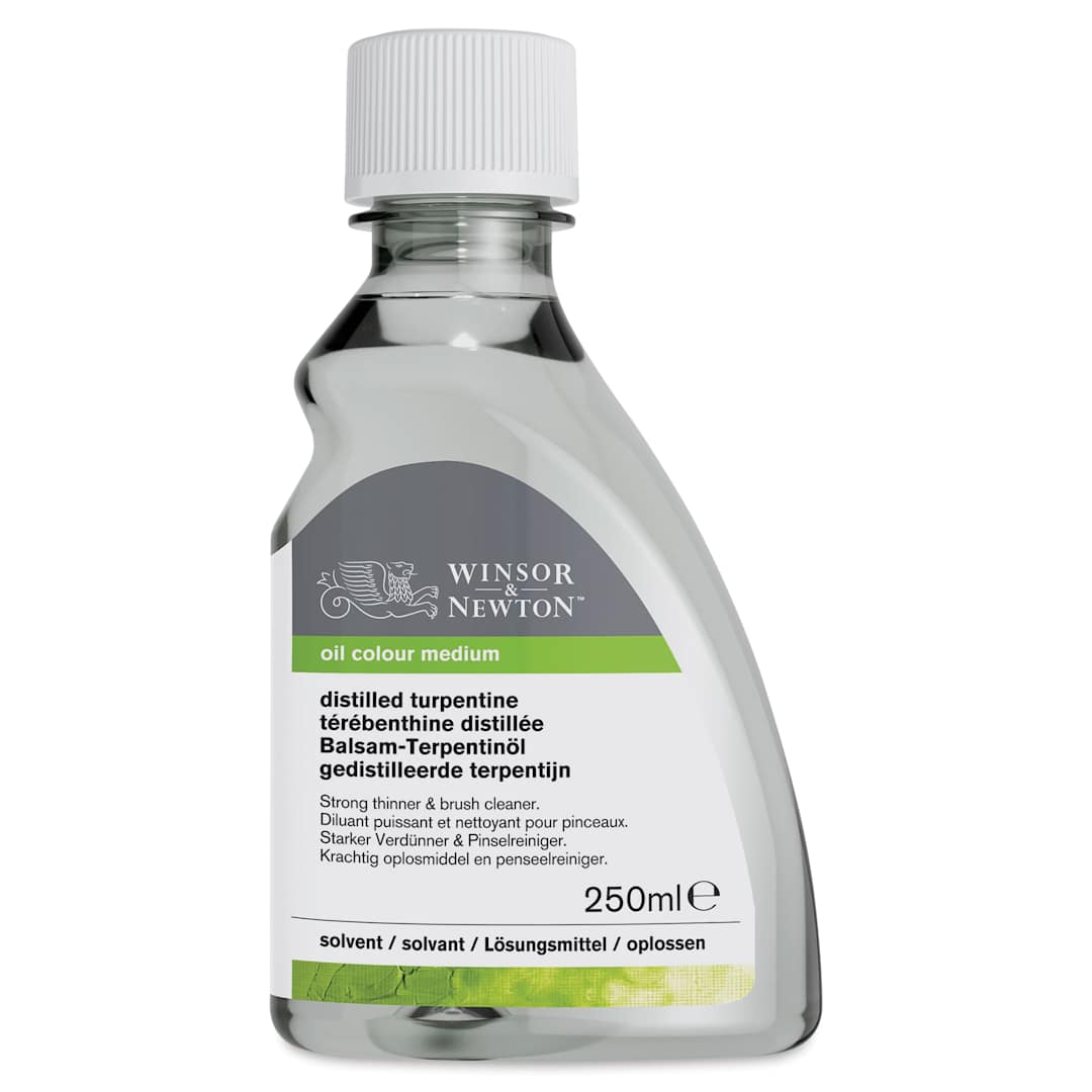 Open in modal - Winsor & Newton Distilled Turpentine - 250 ml bottle