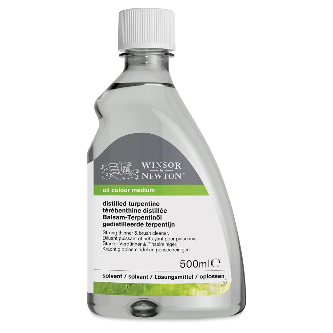 Open in modal - Winsor & Newton Distilled Turpentine - 500 ml bottle