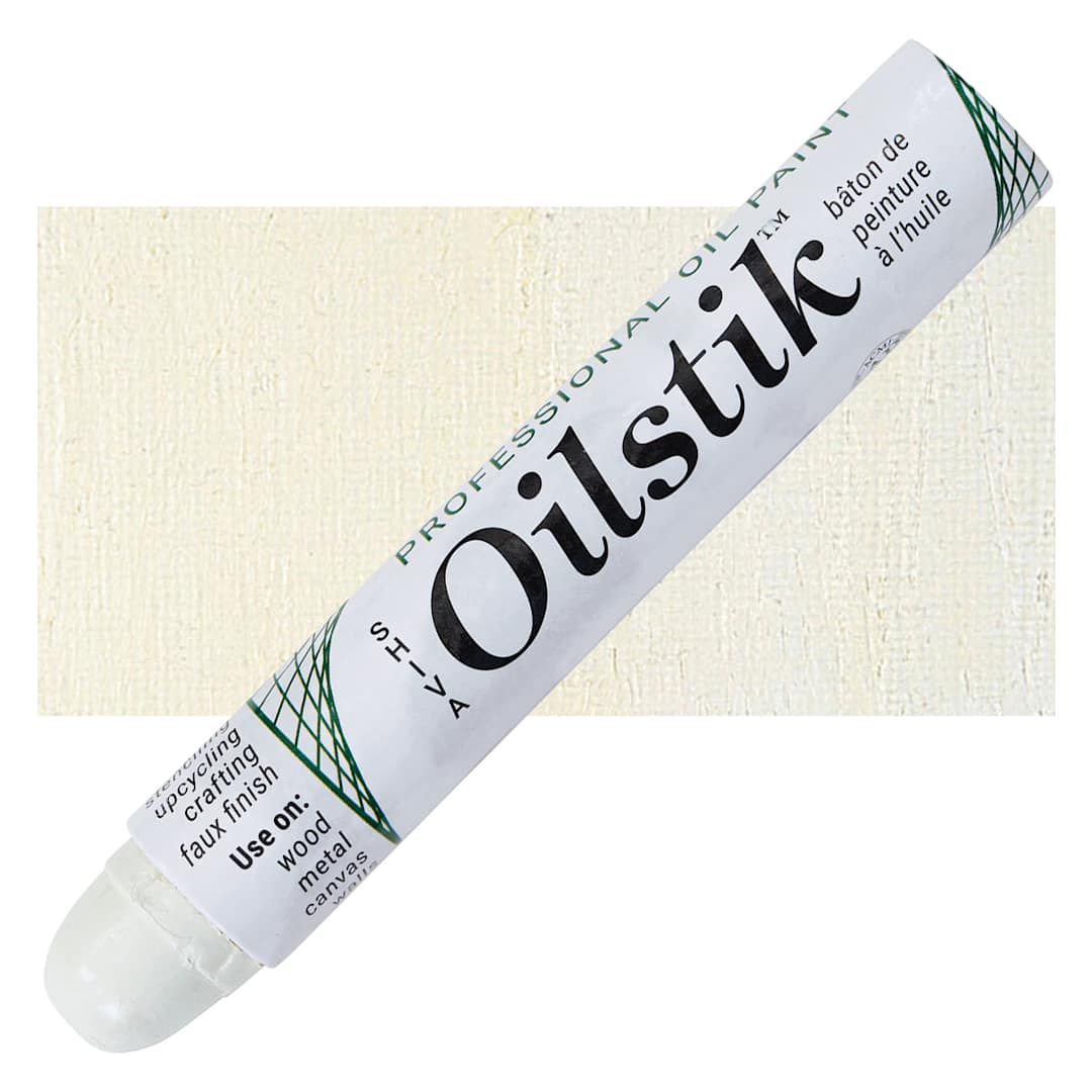 Open in modal - Shiva Oilstik Oil Paint - Antique White oilstik and swatch