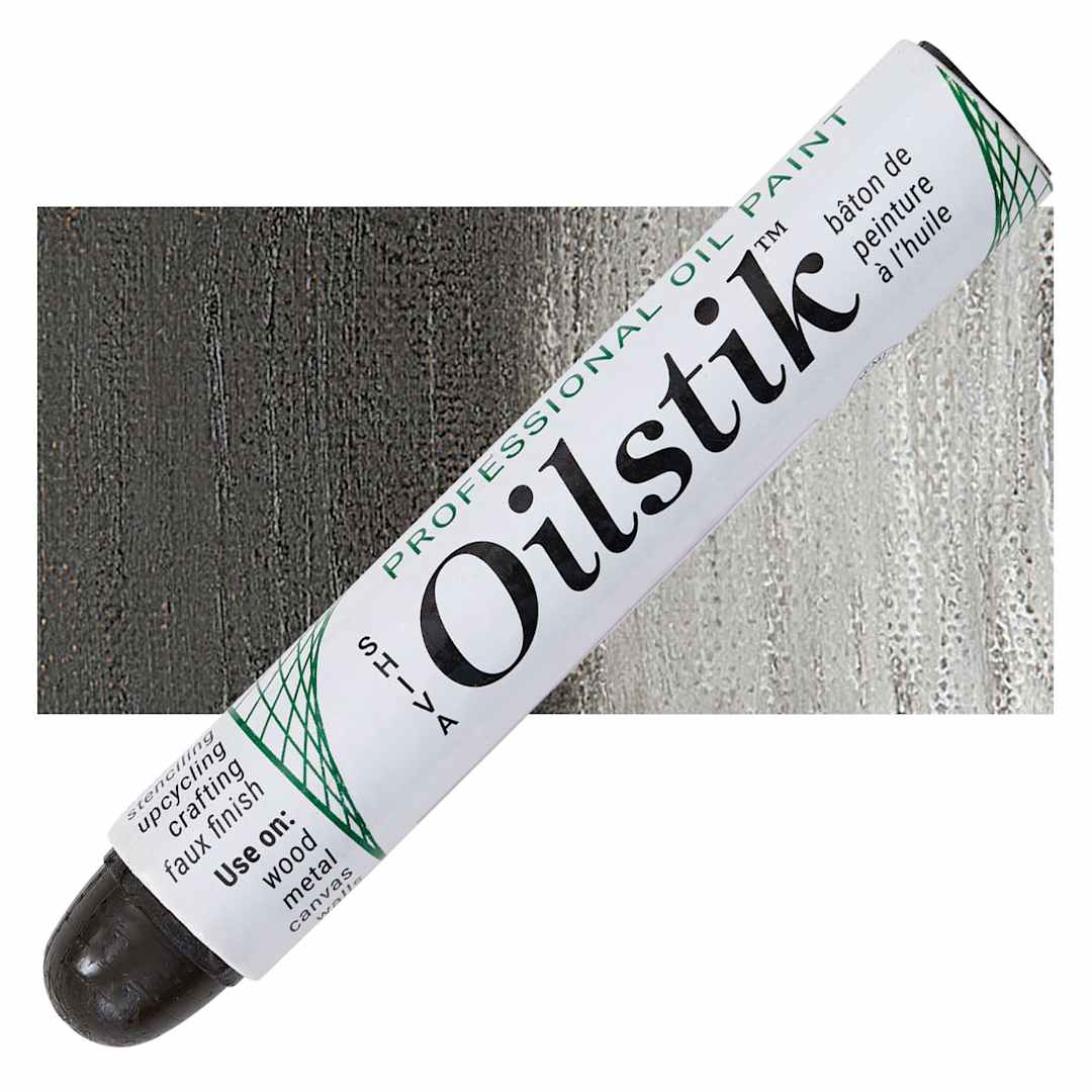 Open in modal - Shiva Oilstik Oil Paint - Raw Umber oilstik and swatch