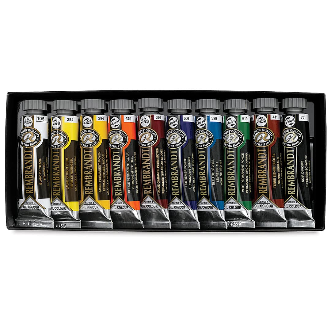 Open in modal - Rembrandt Artists' Oils - Basic Set, 15 ml tubes