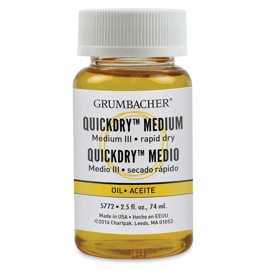 Open in modal - Grumbacher Oil Painting Medium III -  Front of 2.5 oz bottle