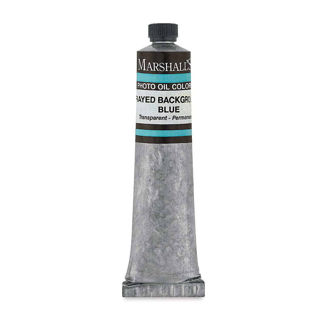 Open in modal - Marshall's Photo Oil Color - Background Gray Blue, 3/4" x 4" Tube