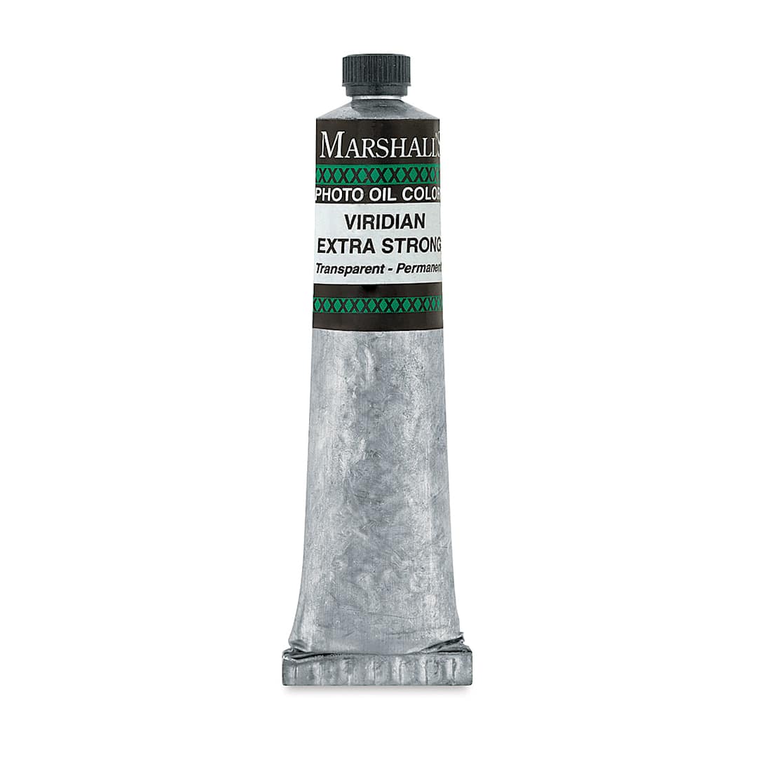 Open in modal - Marshall's Photo Oil Color - Viridian Extra Strong, 3/4" x 4" Tube