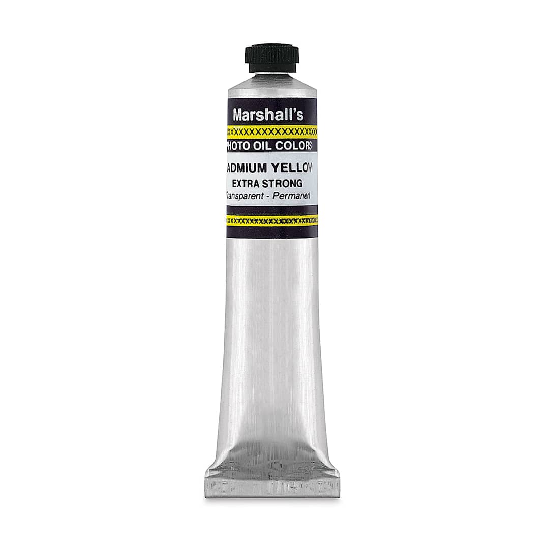 Open in modal - Marshall's Photo Oil Color - Cadmium Yellow Deep Extra Strong, 3/4" x 4" Tube