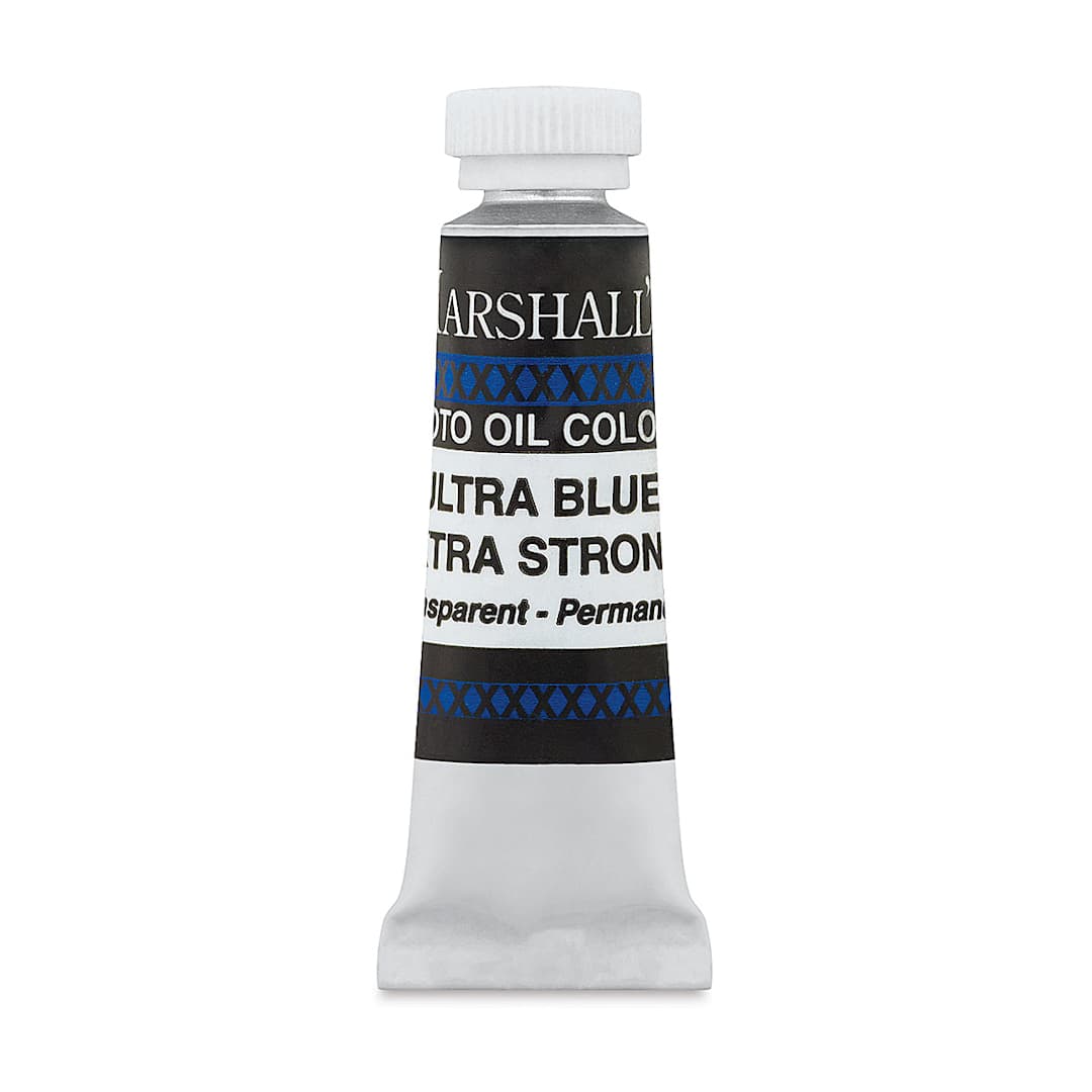 Open in modal - Marshall's Photo Oil Color - Ultramarine Blue Extra Strong, 1/2" x 2" Tube