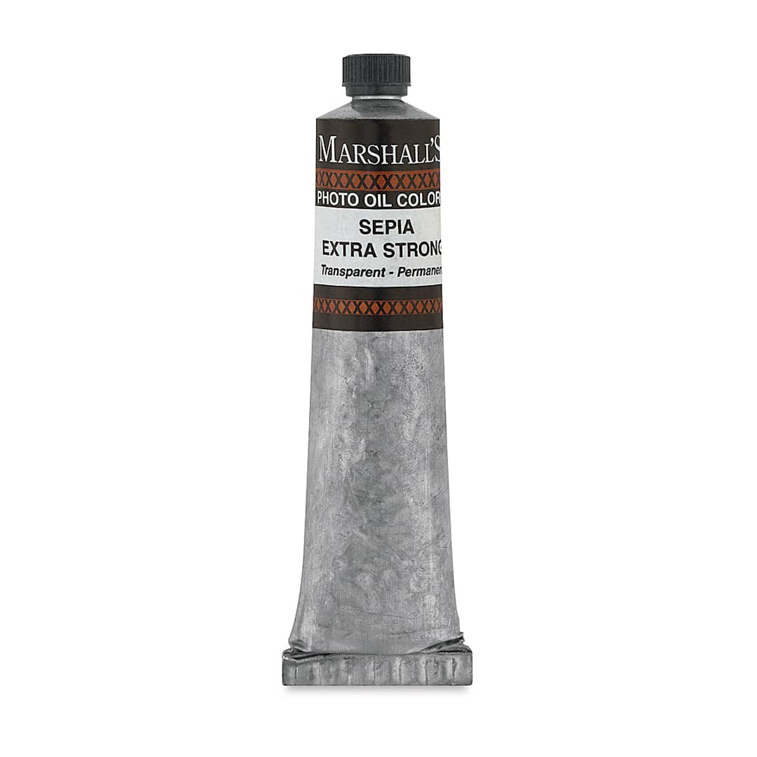 Open in modal - Marshall's Photo Oil Color - Sepia Extra Strong, 3/4" x 4" Tube