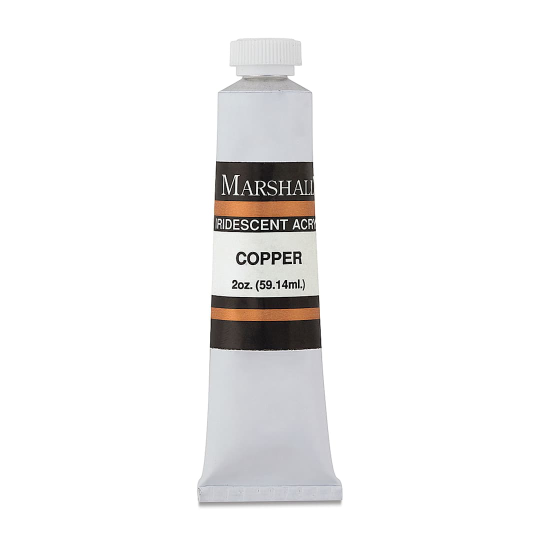Open in modal - Marshall's Iridescent Acrylic Paint - Copper (Metallic), 59 ml, Tube