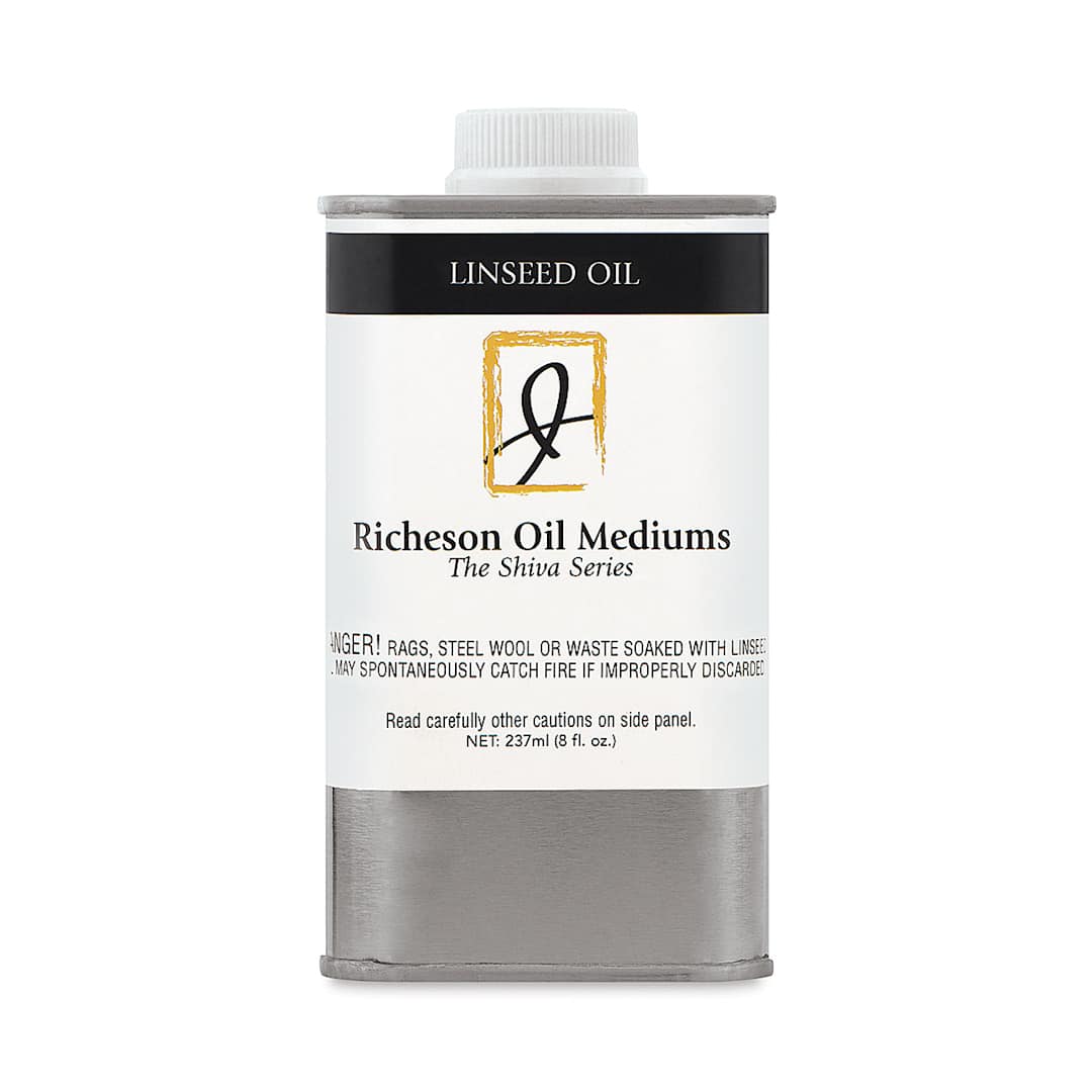 Open in modal - Shiva Linseed Oil - 8 oz bottle