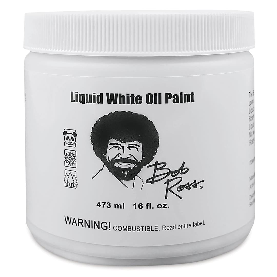 Open in modal - Bob Ross Oil Color - White, Pint