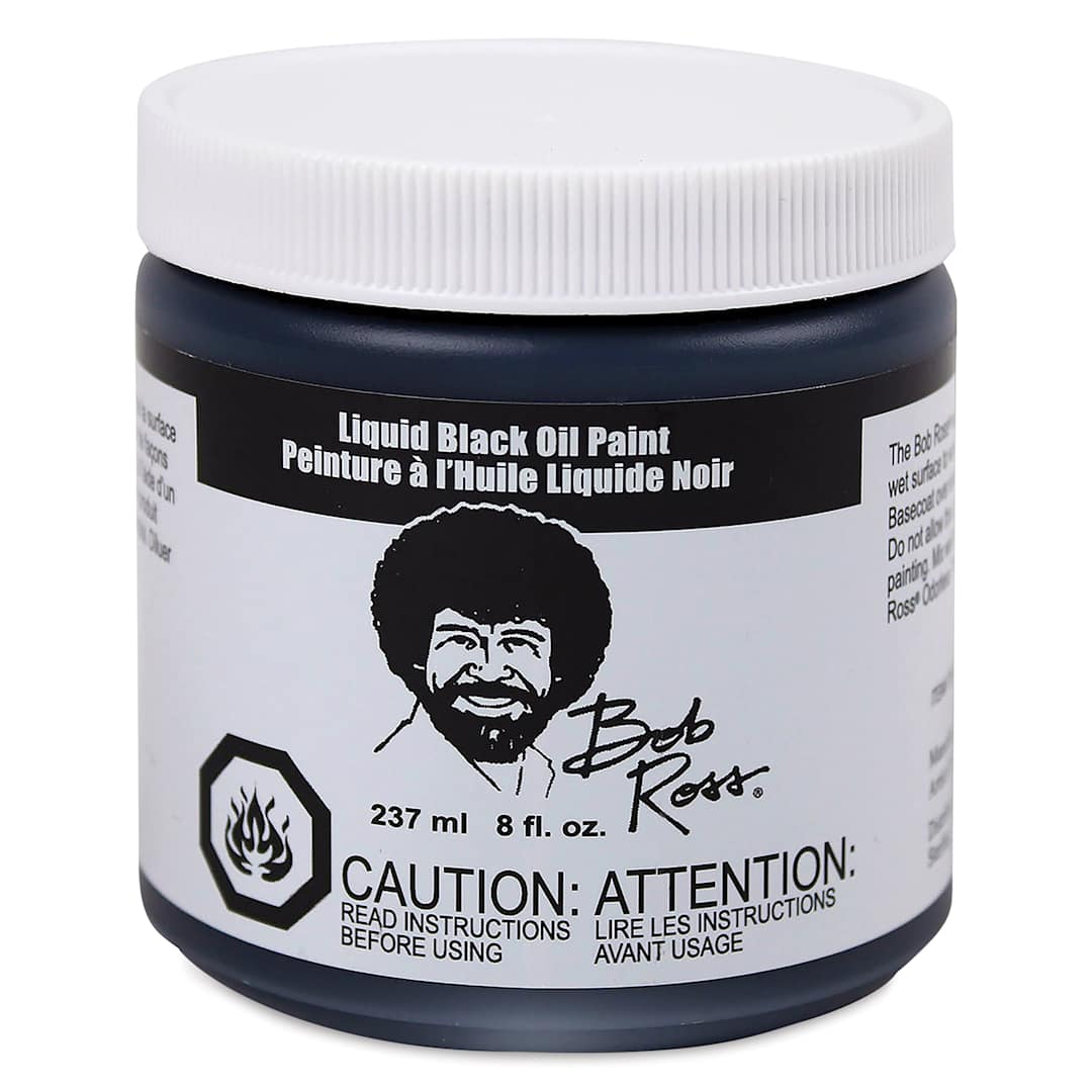 Open in modal - Bob Ross Liquid Medium - Black, 8 oz jar