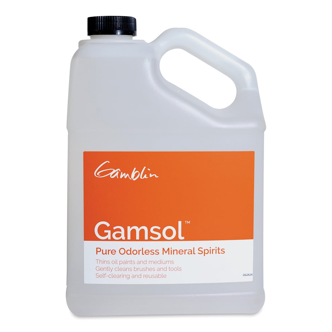 Open in modal - Gamblin Gamsol Odorless Mineral Spirits - 128 oz