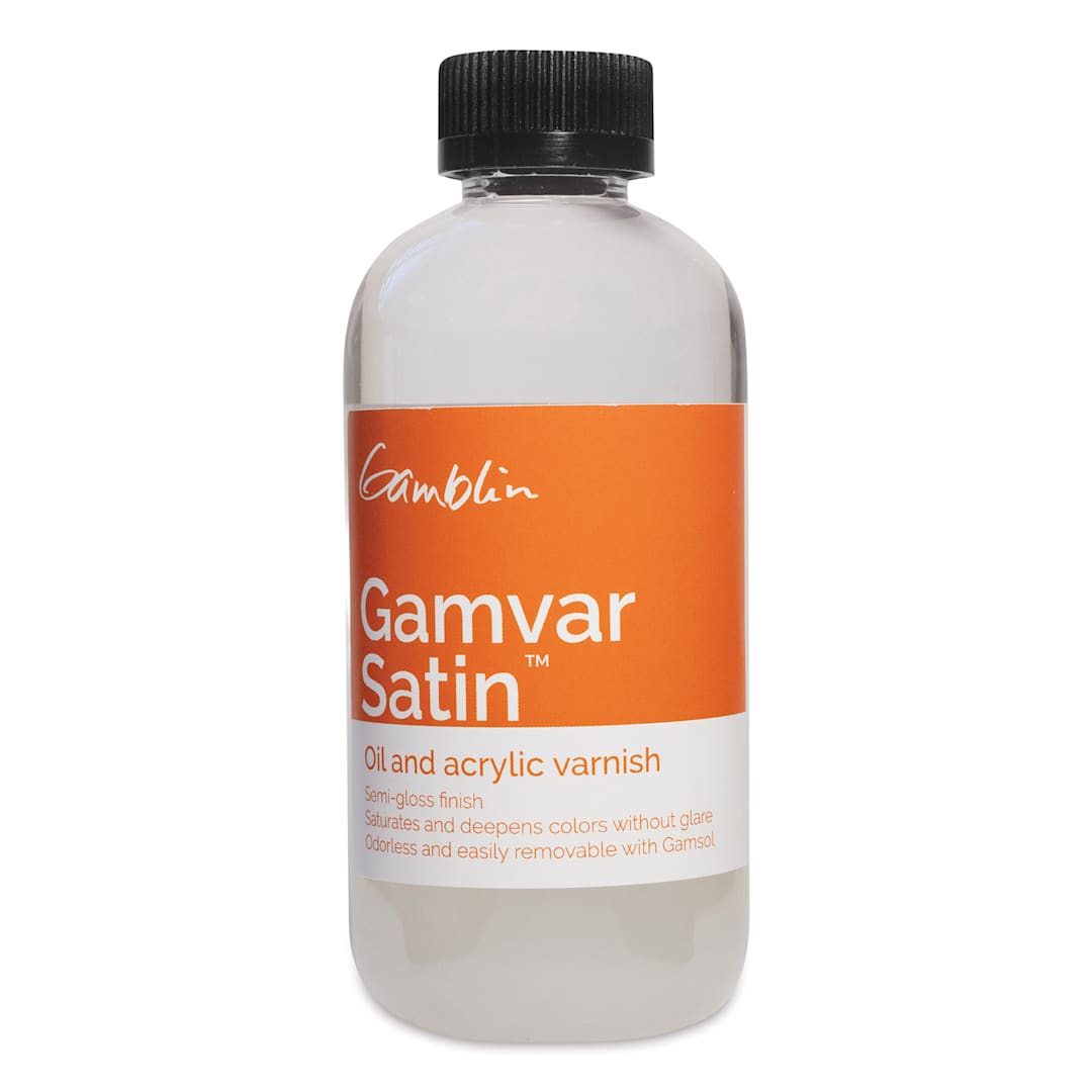 Open in modal - Gamblin Gamvar Satin Varnish - 8.5 oz bottle