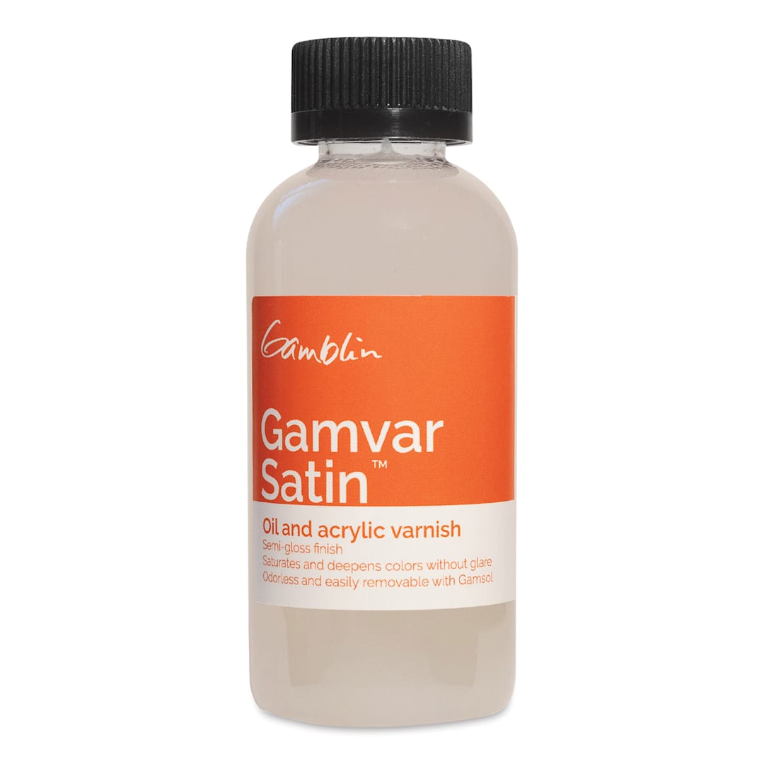 Open in modal - Gamblin Gamvar Satin Varnish - 4.2 oz bottle