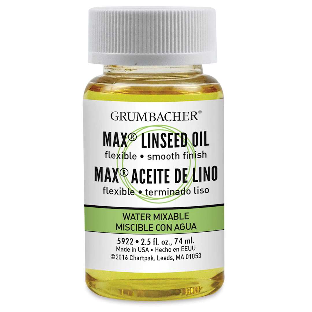 Open in modal - Grumbacher Max Linseed Oil Medium - 2.5 oz Jar