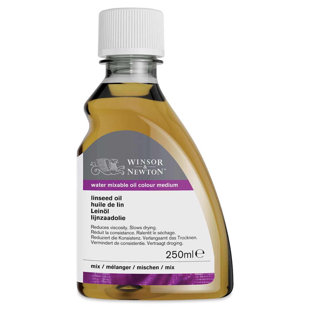 Open in modal - Winsor & Newton Artisan Water Mixable Oil Linseed Oil - 250 ml bottle