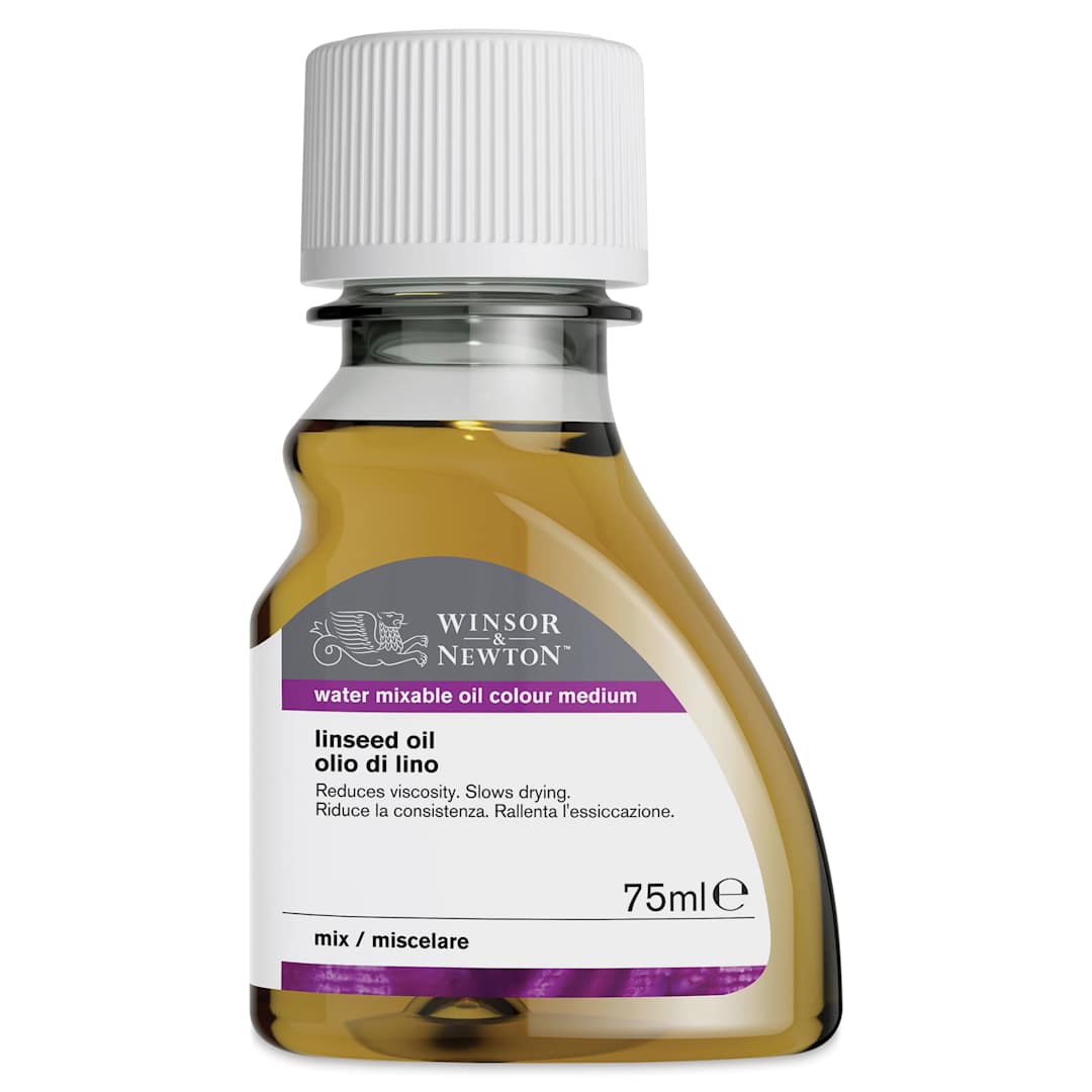 Open in modal - Winsor & Newton Artisan Water Mixable Oil Linseed Oil - 75 ml bottle